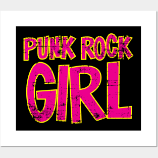 Punk Rock Girl Posters and Art